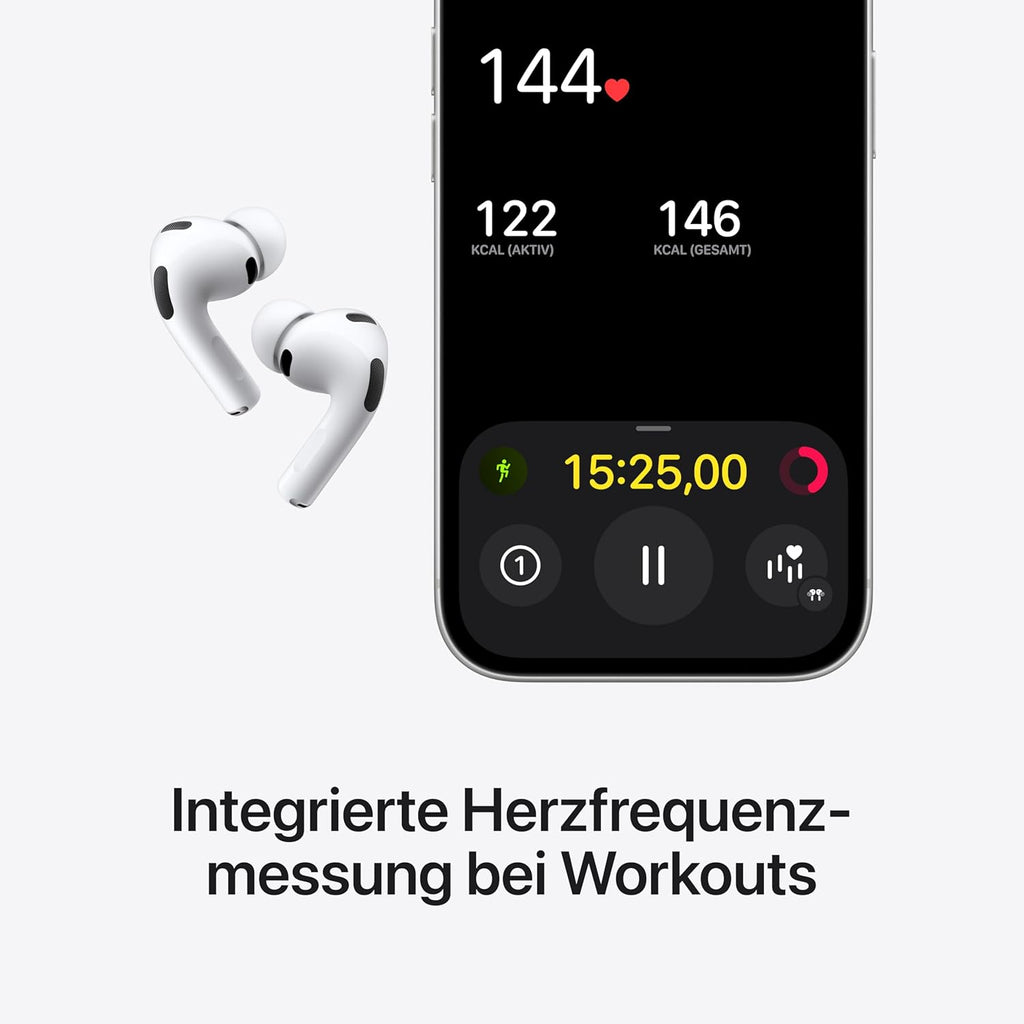 Apple AirPods Pro 3 Kabellose In‑Ear Kopfhörer, Aktive Geräuschunterdrückung
