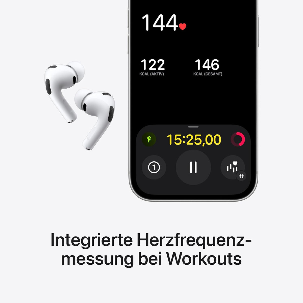 Apple AirPods Pro 3 Kabellose In‑Ear Kopfhörer, Aktive Geräuschunterdrückung