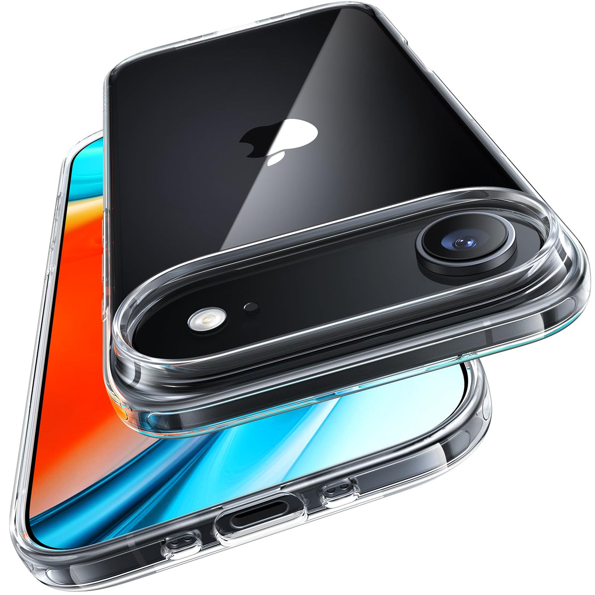 TORRAS für iPhone 18 Pro Hülle iPhone 17 Pro Hülle,Militärschut,Transparent