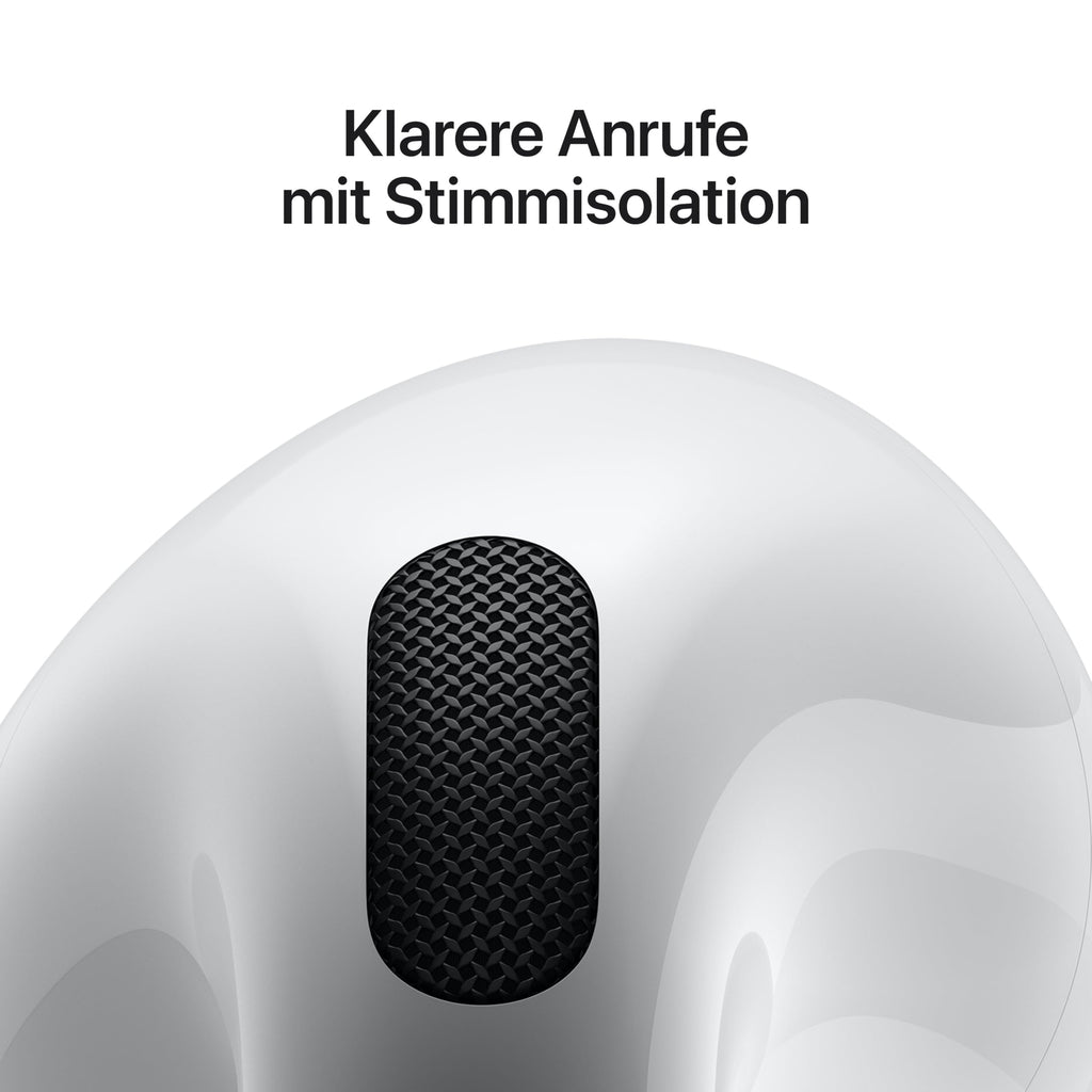Apple AirPods 4 Kabellose Kopfhörer, Bluetooth Kopfhörer mit aktiver Geräuschunterdrückung