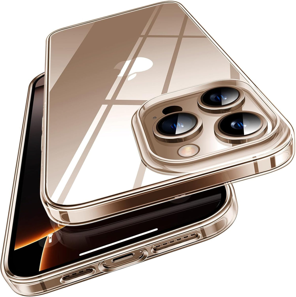 TORRAS für iPhone 18 Pro Hülle iPhone 17 Pro Hülle,Militärschut,Transparent
