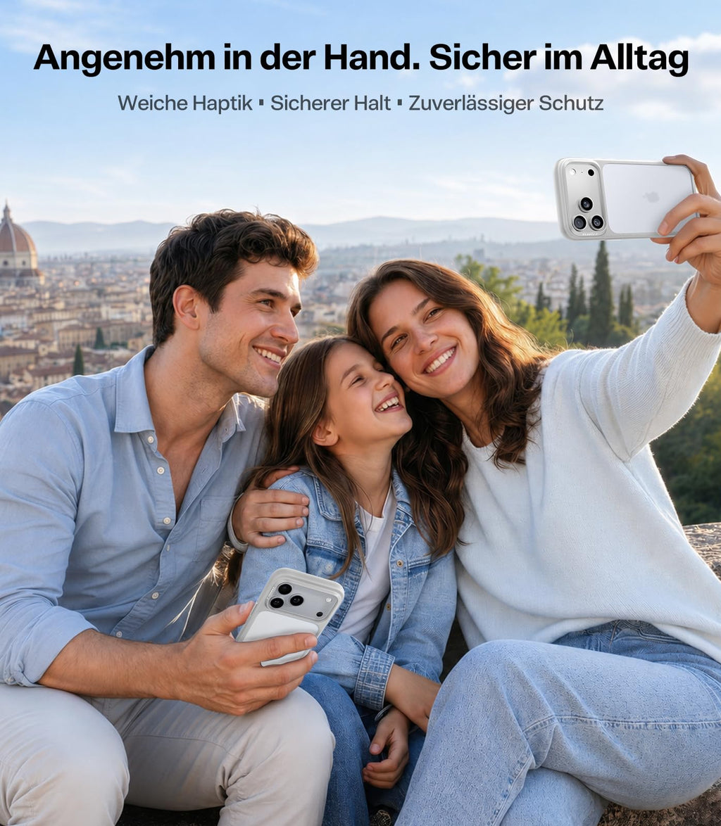 TORRAS für iPhone 18 Pro Hülle iPhone 17 Pro Hülle,Militärschut,Transparent