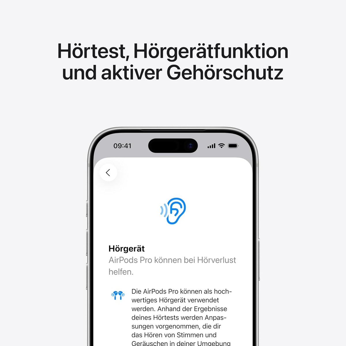 Apple AirPods Pro 3 Kabellose In‑Ear Kopfhörer, Aktive Geräuschunterdrückung
