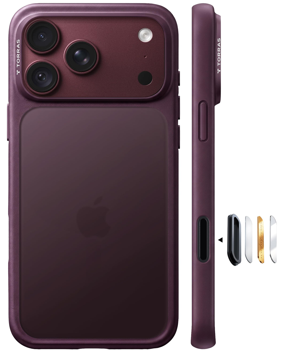 TORRAS für iPhone 18 Pro Hülle iPhone 17 Pro Hülle,Militärschut,Transparent