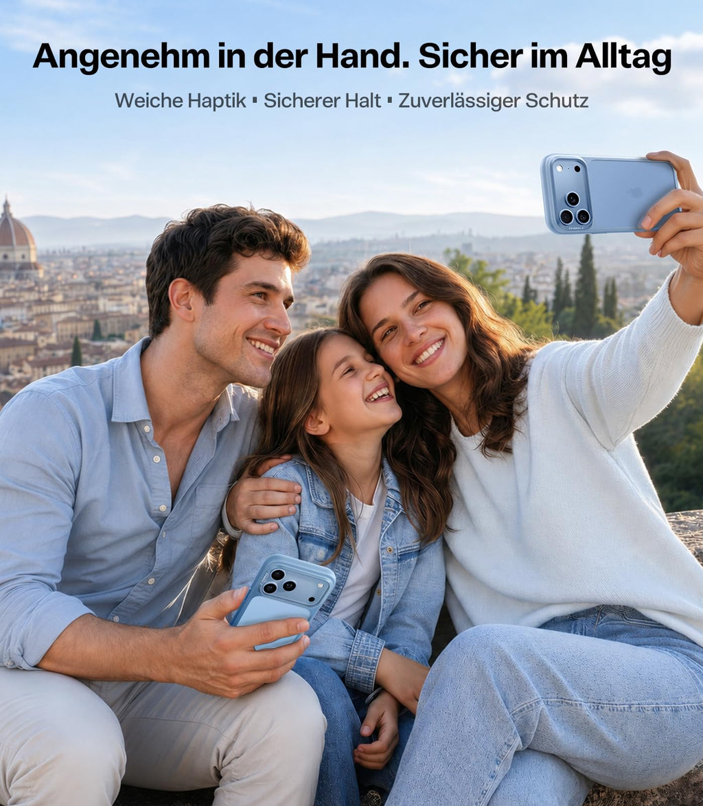 TORRAS für iPhone 18 Pro Hülle iPhone 17 Pro Hülle,Militärschut,Transparent