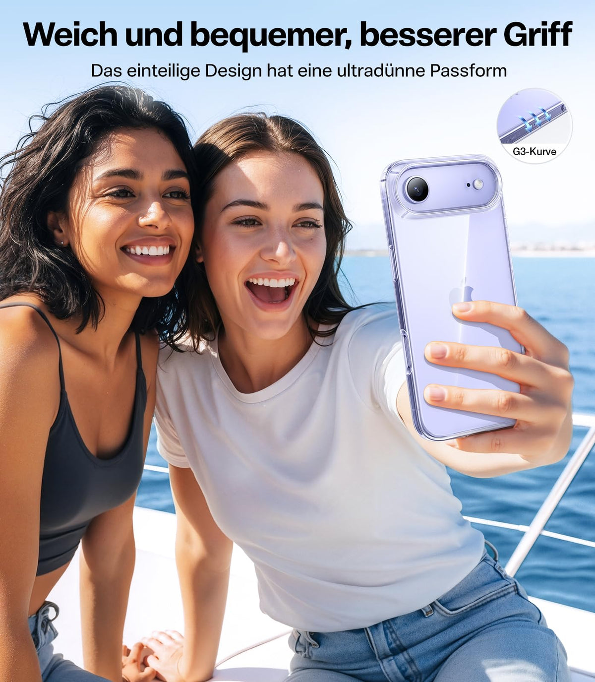 TORRAS für iPhone 18 Pro Hülle iPhone 17 Pro Hülle,Militärschut,Transparent