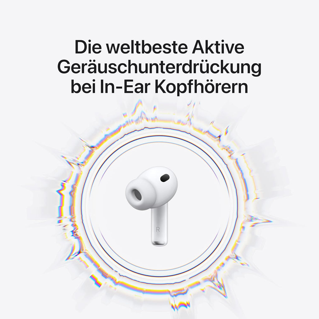 Apple AirPods Pro 3 Kabellose In‑Ear Kopfhörer, Aktive Geräuschunterdrückung